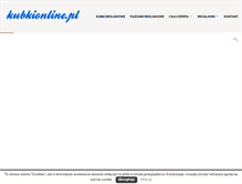 Tablet Screenshot of kubkionline.pl